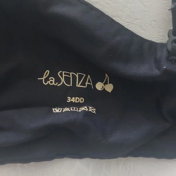 34DD, La SENZA Black Full Coverage Bra with Molded Cups - Picture 8 of 12
